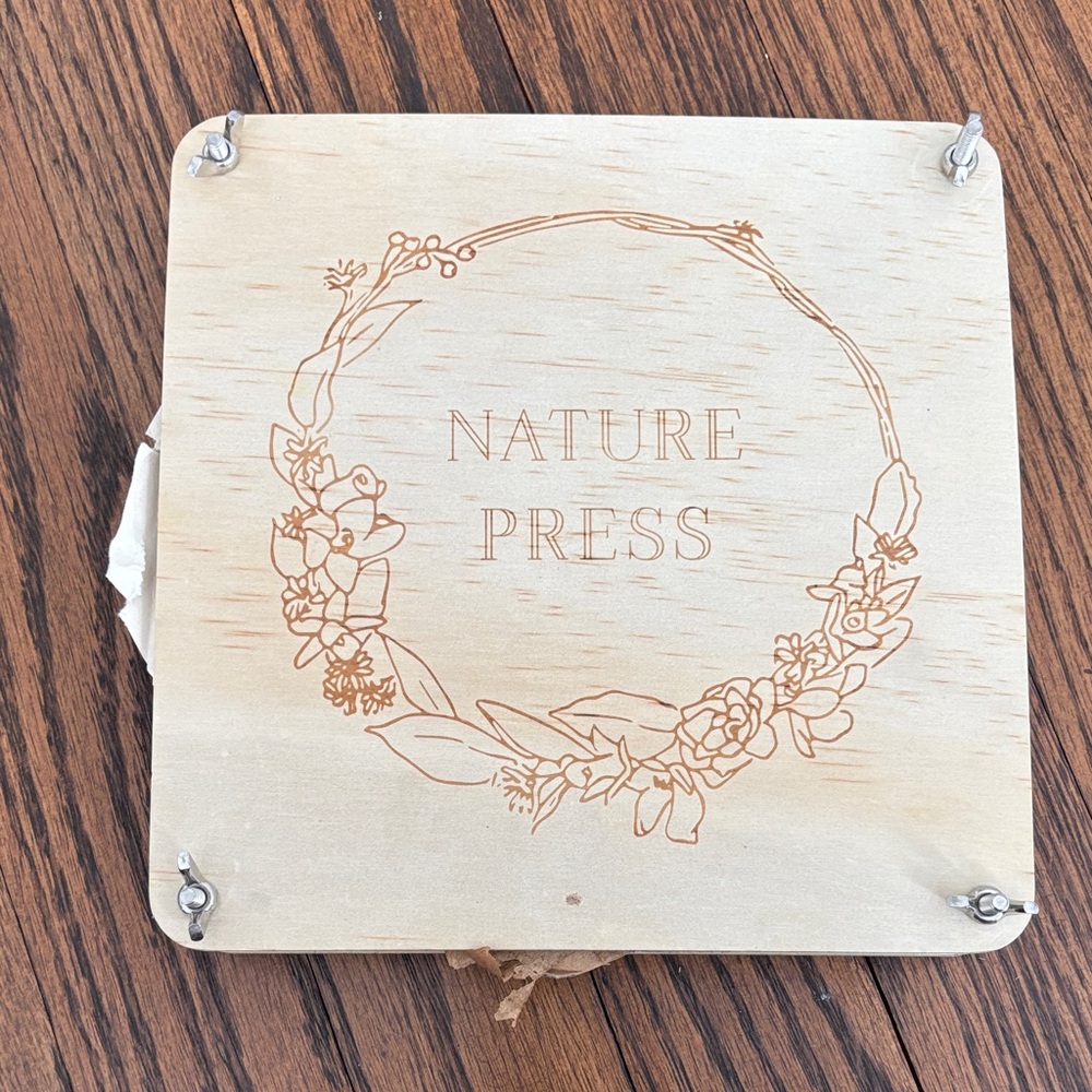Wood Flower press.
